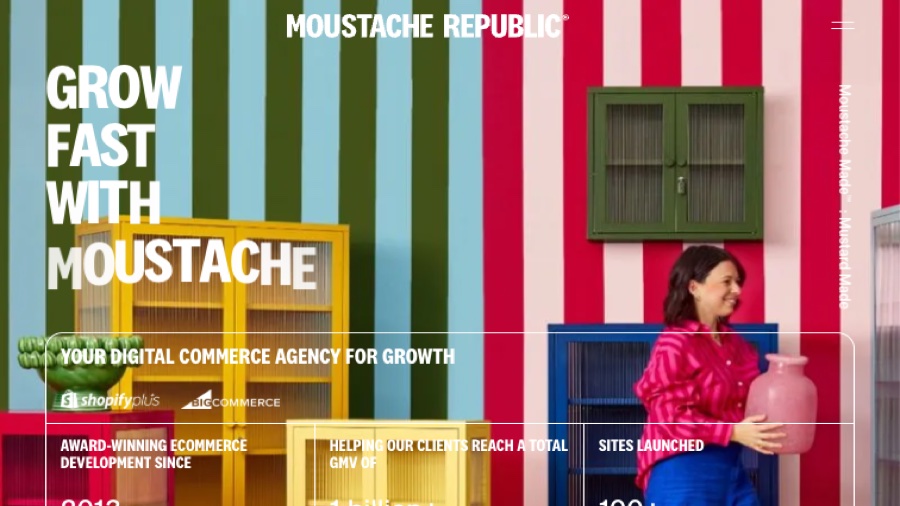 Moustache Republic website screenshot