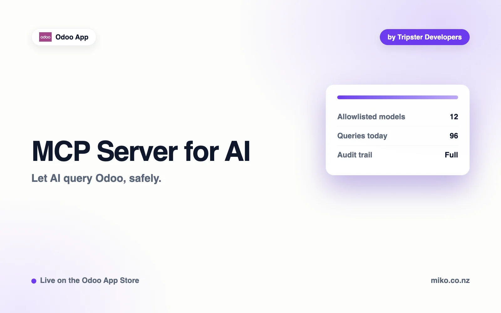MCP Server for AI app screen built by Tripster Developers