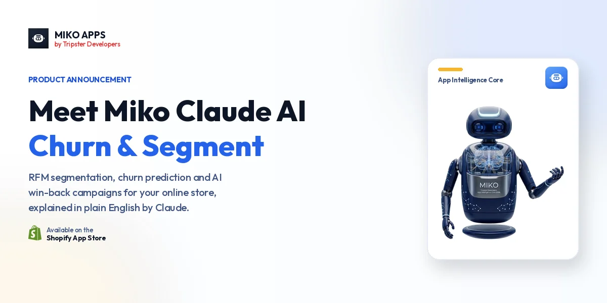Miko Claude AI Churn and Segment customer analytics for Shopify