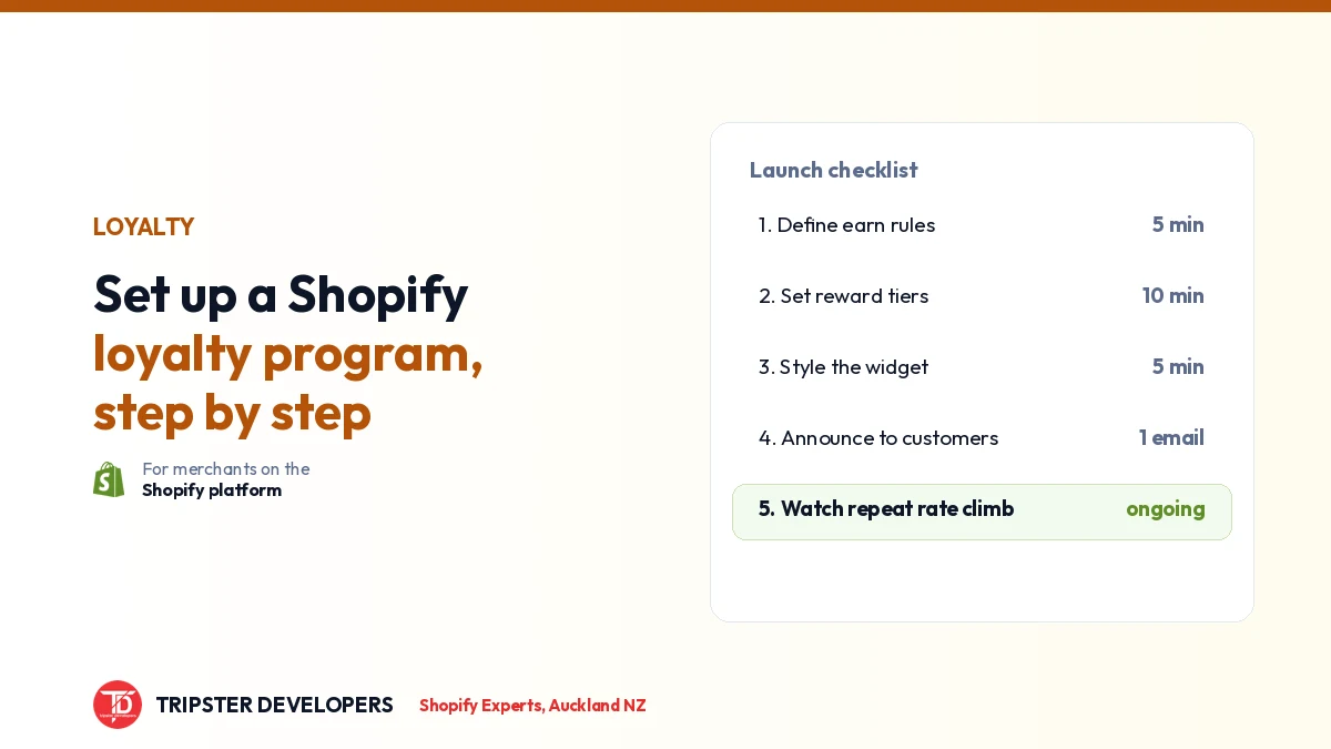 How to Set Up a Loyalty Program on Shopify: The Complete 2026 Guide