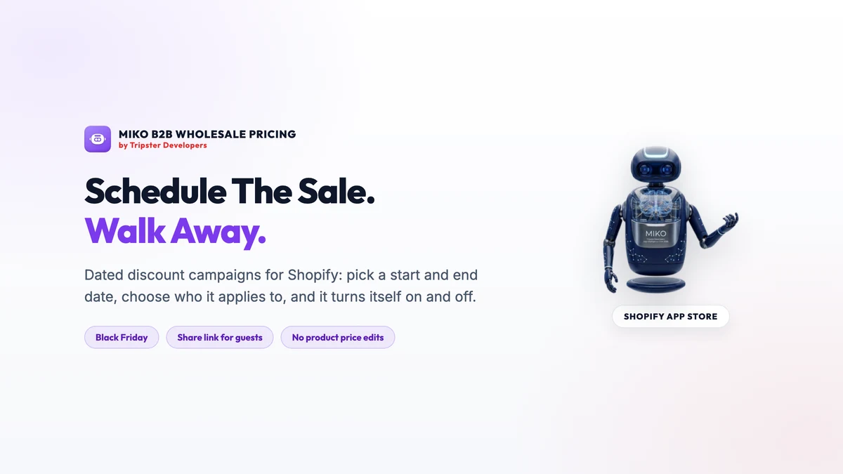 Scheduled Discount Campaigns for Shopify: You Asked, We Built It