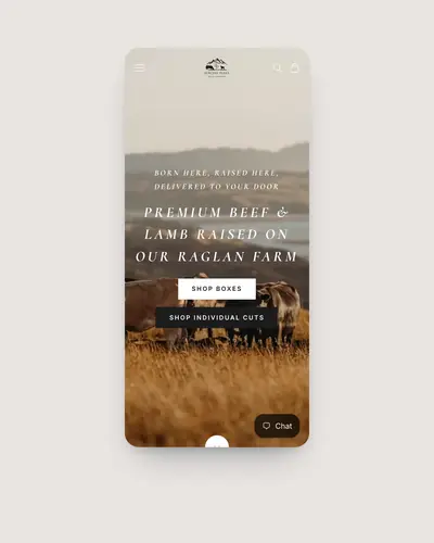Burgess Peaks Shopify store by Tripster Developers