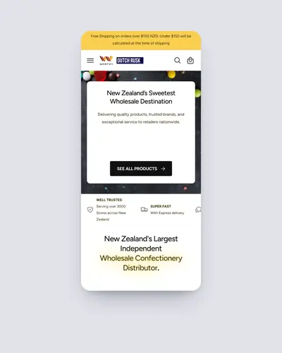 DutchRusk Shopify store by Tripster Developers