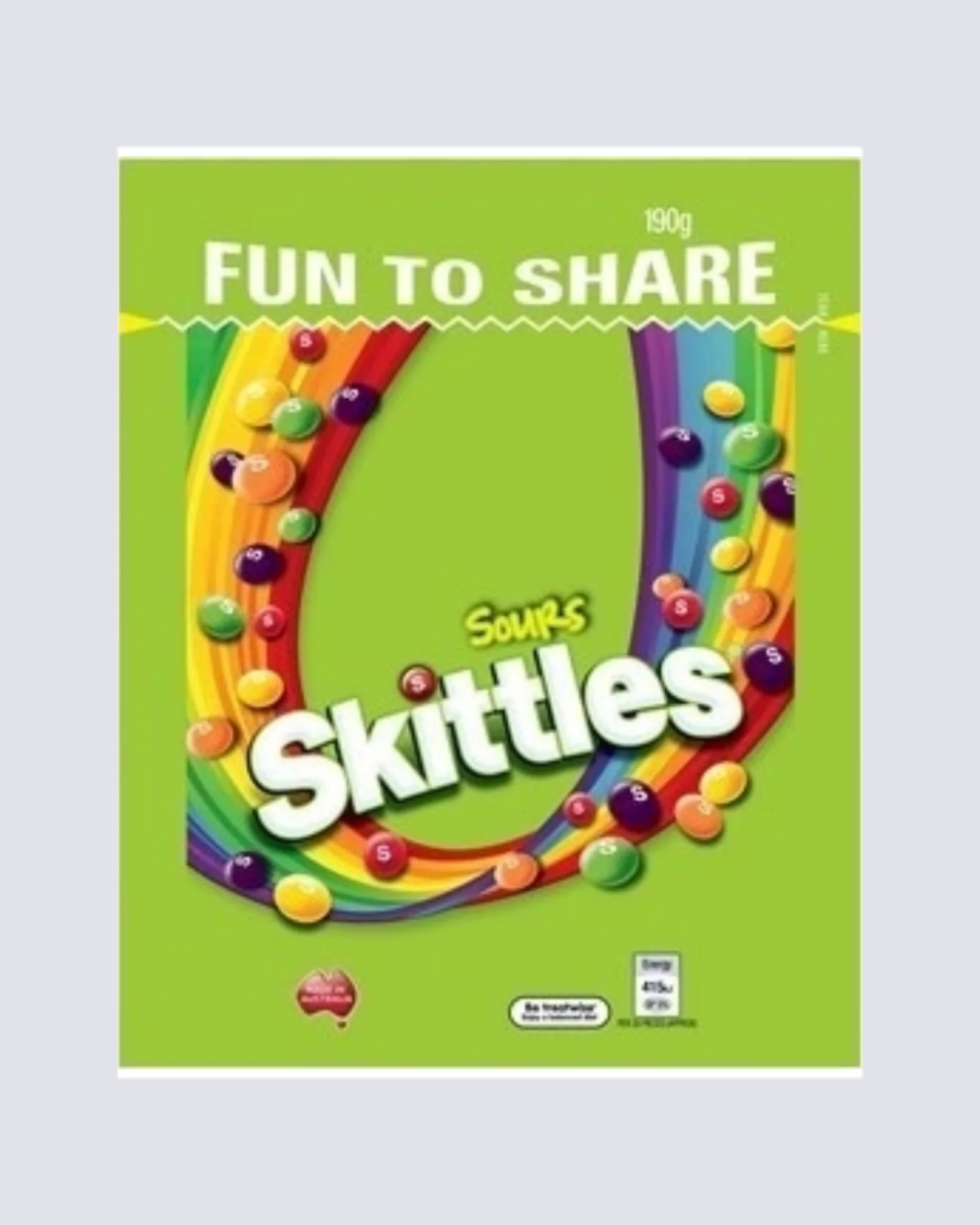 Packshot of a sour sweets bag from the DutchRusk wholesale range