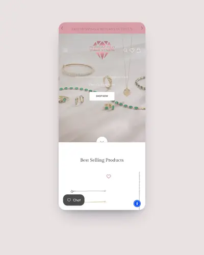 Queen of Gemz Shopify store by Tripster Developers