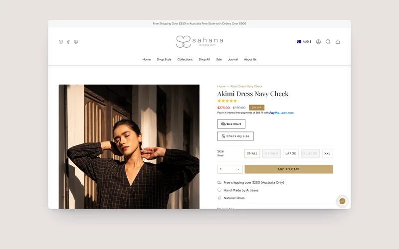 Sahana product page, built by Tripster Developers