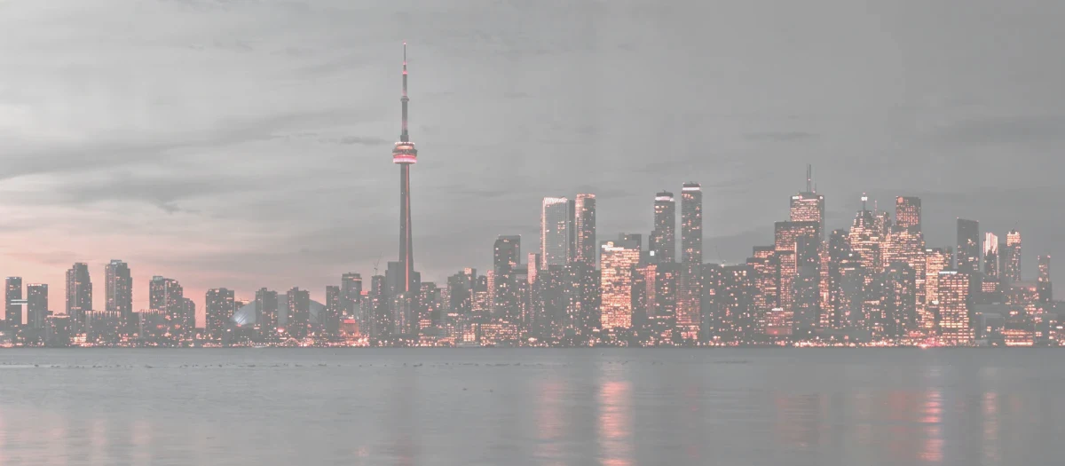 Toronto skyline at night — Tripster Developers serves Shopify merchants across Canada