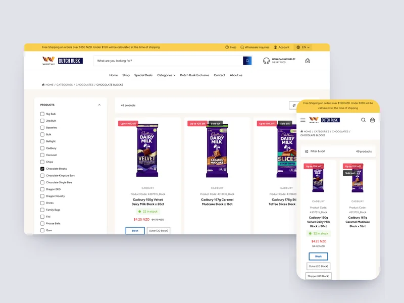 DutchRusk Shopify case study by Tripster Developers